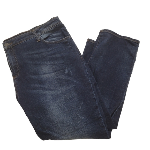 Kut from the Kloth Catherine Boyfriend medium wash midrise straight leg jeans - Picture 3 of 10